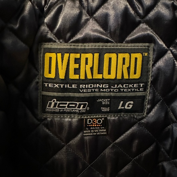 ICON Overlord Textile Riding Moto Jacket - Picture 4 of 7